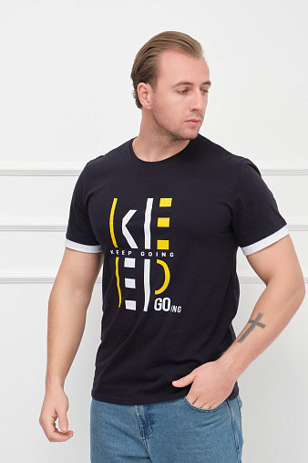 Футболка мужская Фантом синий