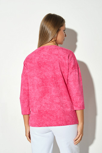 Лонгслив жен. Гламур варенка фуксия