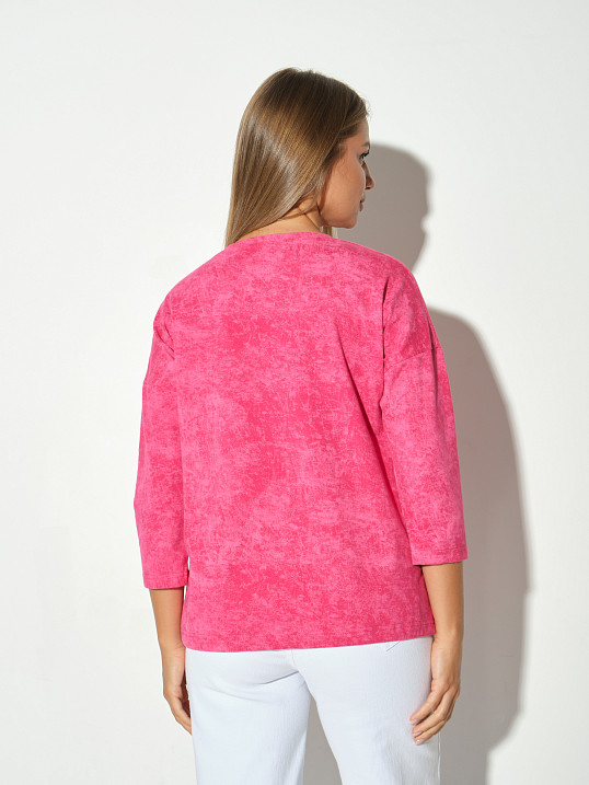 Лонгслив жен. Гламур варенка фуксия