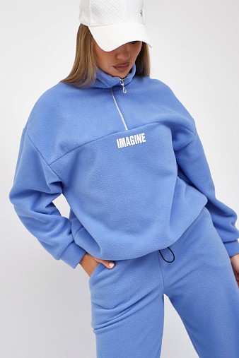 Костюм жен. Тренд-2 флис голубой