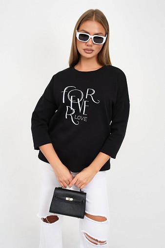 Свитшот женский Одри черный