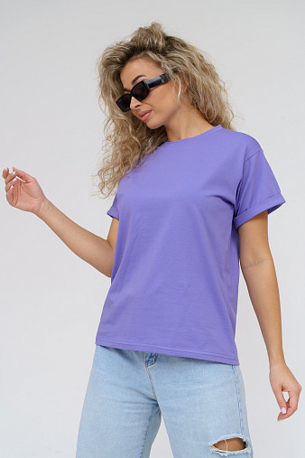 Футболка женская Классика василек