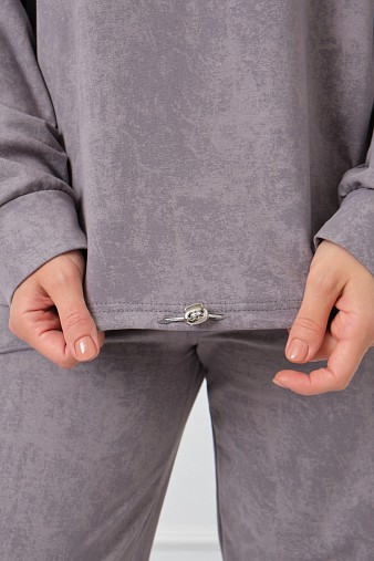 Костюм женский Верона варенка серый