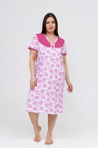 Ночная сорочка Катерина брусника