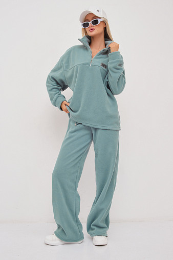 Костюм жен. Тренд флис аква