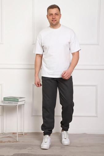 Брюки мужские теплые т.серый