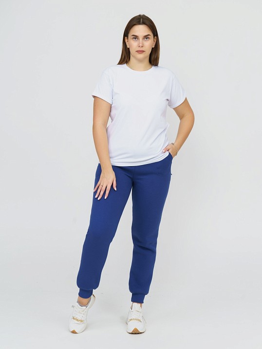 Брюки женские футер 3-х нитка индиго