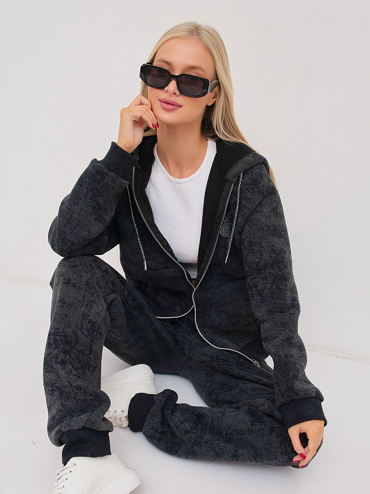 Костюм женский Дюна начёс черный