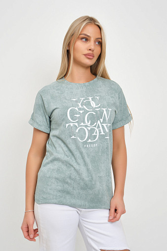 Футболка жен. Лиона варенка фисташка