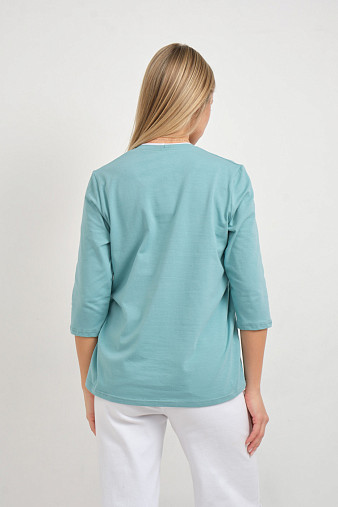 Лонгслив женский Магия аква