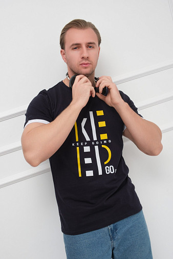 Футболка мужская Фантом синий