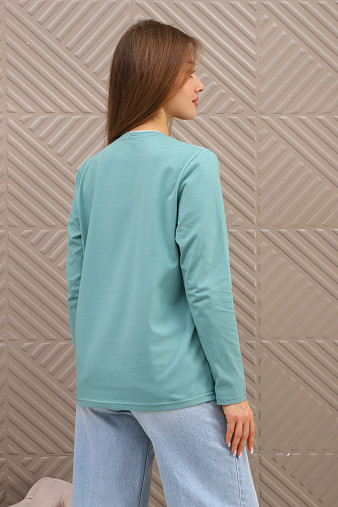 Лонгслив женский Рио св.изумруд