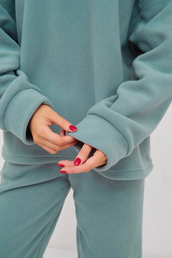 Костюм жен. Тренд флис аква