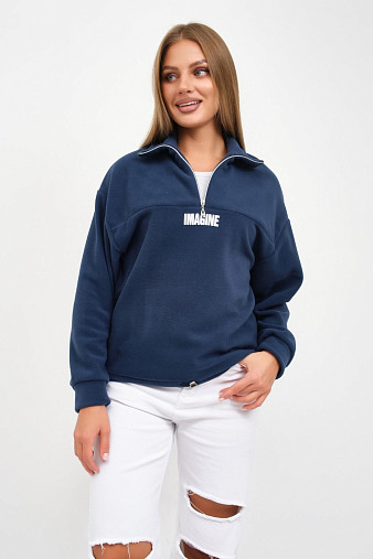 Толстовка жен. Тренд-2 флис петроль