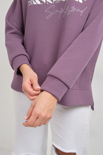 Свитшот женский Флёр слива