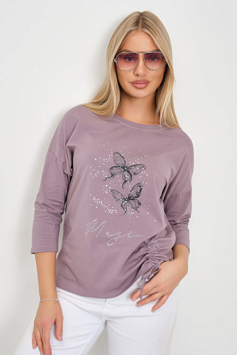 Лонгслив женский Сати корица