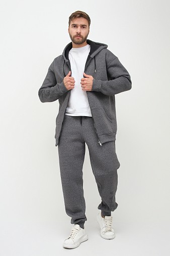 Костюм муж. Дэнди 3-х нитка начес т.серый