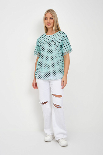 Футболка женская Бьюти вискоза ментол