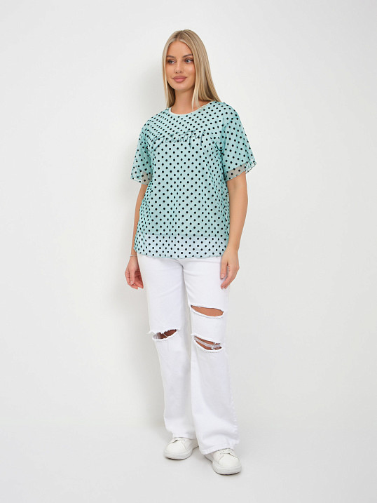 Футболка женская Бьюти вискоза ментол