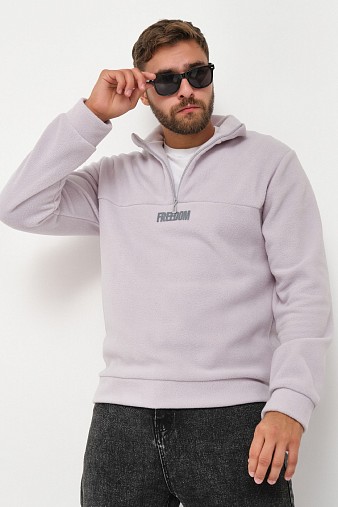 Толстовка муж. Драйв флис св.серый