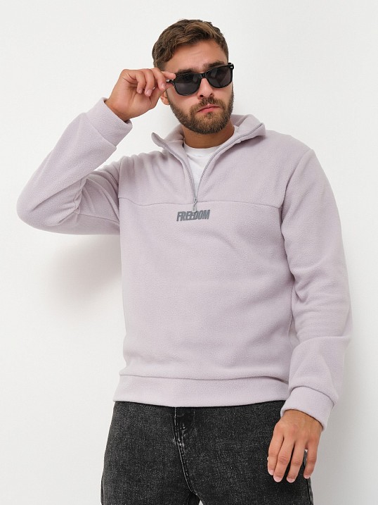 Толстовка муж. Драйв флис св.серый