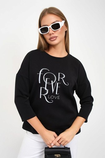 Свитшот женский Одри черный