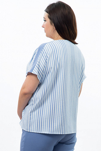 Блузка Моника голубой