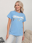 Футболка женская Имидж голубой