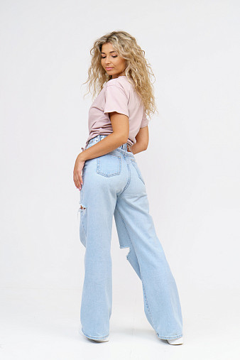 Футболка женская Классика пудра