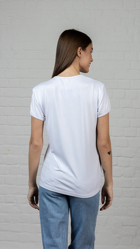 Футболка Селфи белый