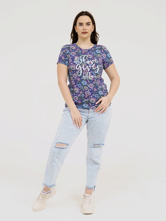 Футболка Карнавал хлопок фиолет