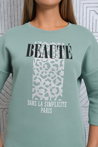 Свитшот женский Бьюти фисташка