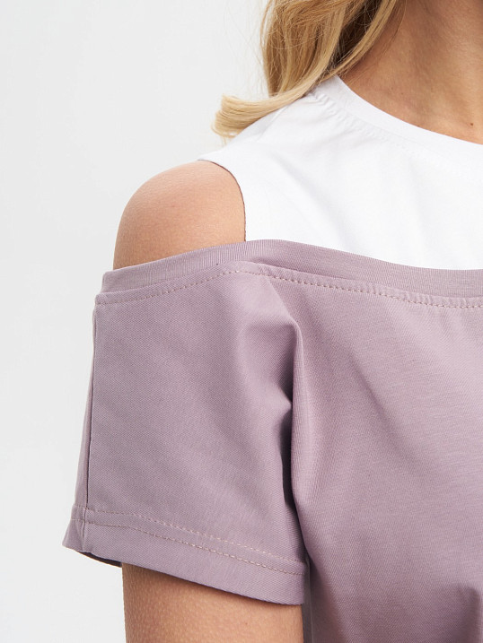 Футболка женская Аморе корица