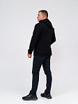 Толстовка мужская Степ без печати черная 2-х нитка