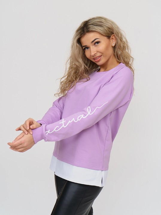 Толстовка женская Дабл лаванда