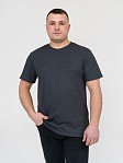 Футболка мужская кор. рукав Меланж т.синий