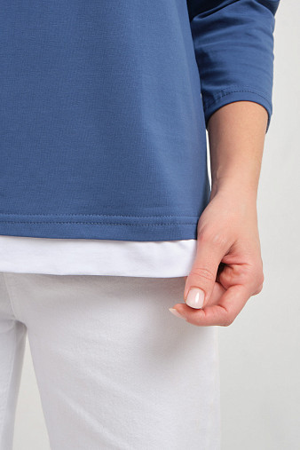 Лонгслив женский Лео св.индиго