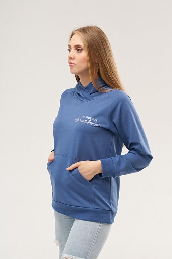 Толстовка женская ТЖФ-06 индиго
