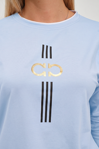 Лонгслив женский Мадлен св.голубой