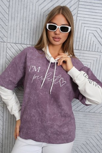Толстовка женская Венди варенка лиловый