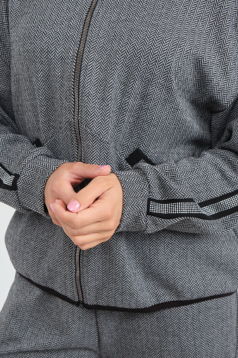 Костюм женский Валенсия серый