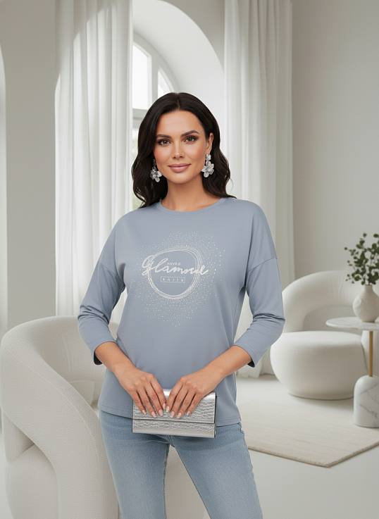 Лонгслив жен. Гламур арона