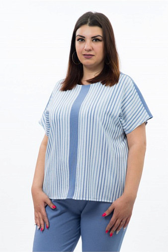 Блузка Моника голубой
