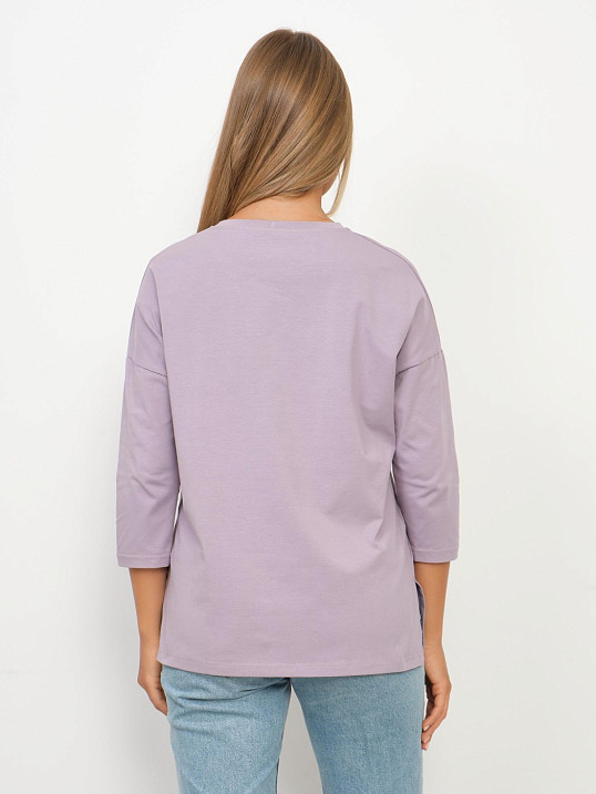 Лонгслив Стиль св.лиловый