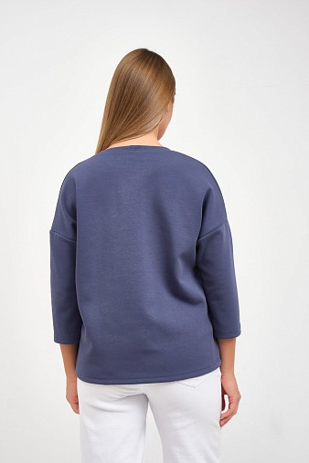 Свитшот женский Одри индиго