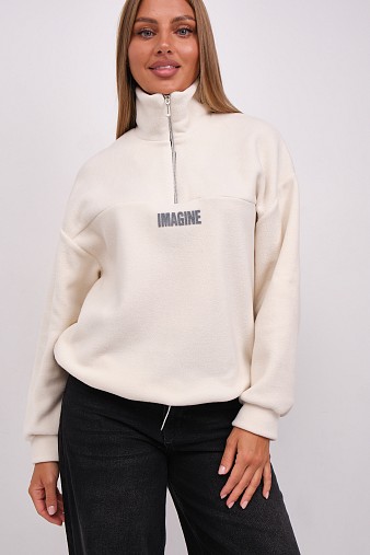 Толстовка жен. Тренд-2 флис молочный