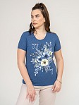 Футболка женская Прованс индиго