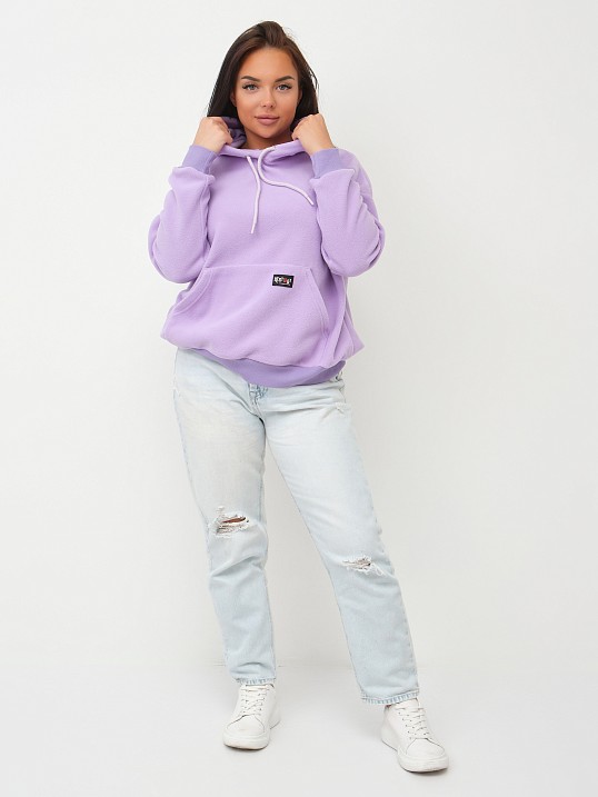 Толстовка женская Бэлла флис лаванда