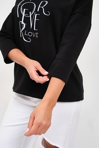 Свитшот женский Одри черный