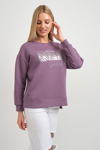 Свитшот женский Флёр слива